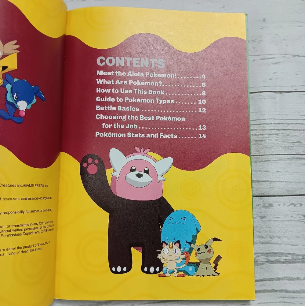 Official Pokemon Aloha Region Handbook Stats & Facts on 250+ Full-Color Guide